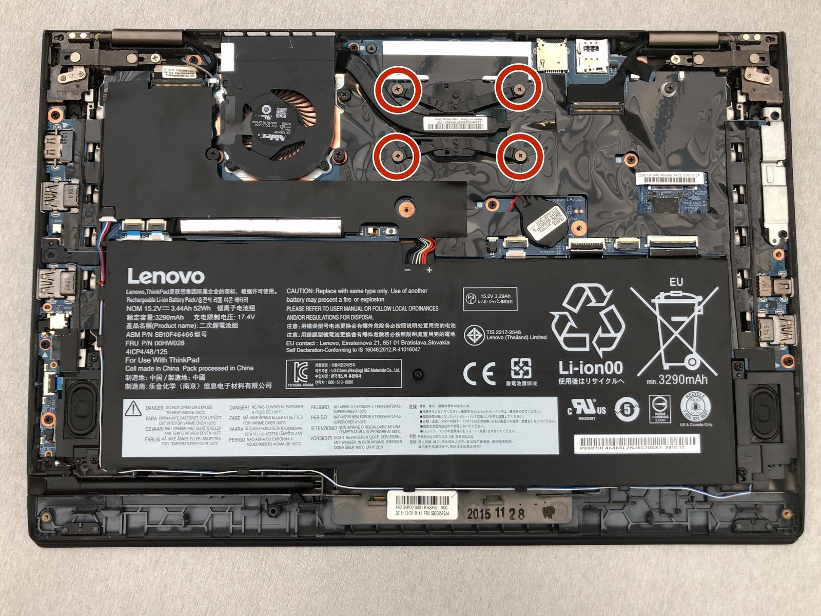 How to replace and fix Lenovo ThinkPad X1 YOGA 2-in-1 Gen 9 FHD LCD Rear Top Lid Back Cover A case (ThinkPad X1 Yoga 1st Gen)